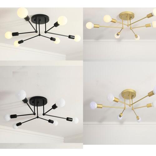 Ceiling lighting for indoor warm white or white effect ceiling lamp led with 3 color housing room lights