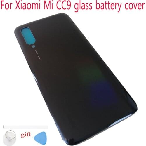 For xiaomi Mi CC9 A3 Battery Cover Glass Rear Case For Xiaomi cc9 Mi CC9 MiCC9 Housing Replacement Parts