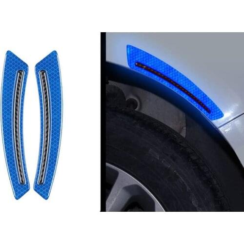 Car Wheel Eyebrow Reflective Warning Scratches Collision Protector Sticker