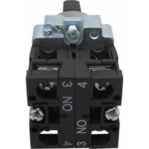 TWTADE/1Pcs 22mm 2 No 3 - Positions Maintained Latching Rotary Select Selector Switch 440V 10A BX2-20X