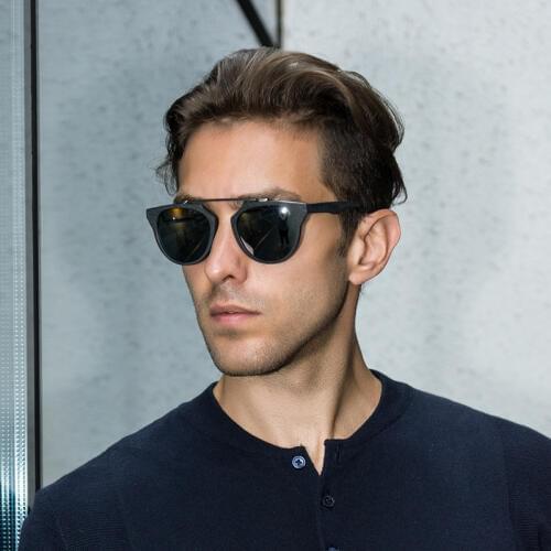 Viewnice Cat eye Sun Glasses Luxury Brand Retro Men Polaroid Goggle wooden Sunglass oversize Outdoor UV400 glasses Fishing V0361