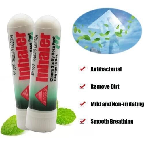 1PCS Thailand Nasal Inhaler Mint Cream Original Nose Essential Oils Poy Sian Stick Brancing Breezy Asthma Cool Herbal Ointmen