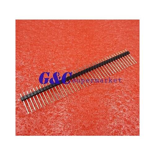 100PCS 1*40 40Pin 2.0mm 20mm Long leg single row Male Breakable Pin Header