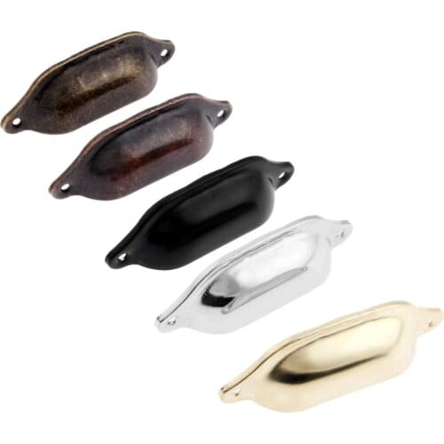 2pcs Shell Drawer Handles 98*35mm Handle Furniture Knobs Hardware Cupboard Furniture Hardware