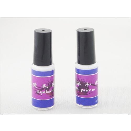 2 Pcs professional perming cream liquid primer glue for eyelash by free shipping