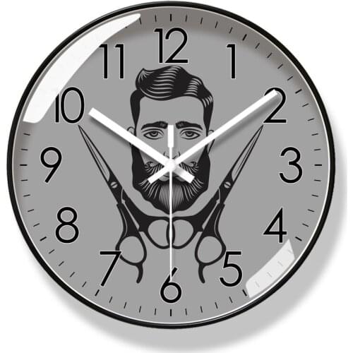 2021 Beauty Salons Round Creative Mute Modern Design Wall Clock Silent Clocks for Home Decoration Kitchen Living Room Decor