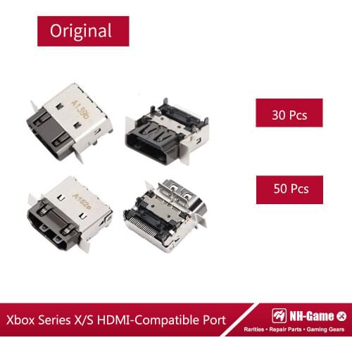 50pcs/Lot HD Interface Connector For Xbox Series X/S Console HDMI-compatible Port Socket Jack