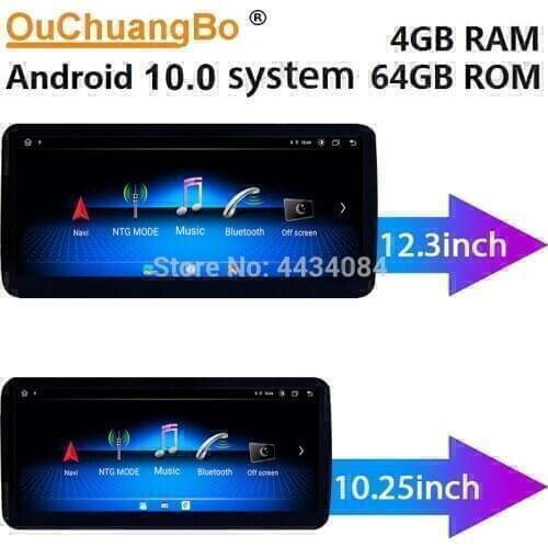 Ouchuangbo Car GPS Radio For Mercede Benz E E180 E200 E220 E250 E260 E300 E320 E400 W212 With 4GB 64GB RHD 1920*720 Android 10