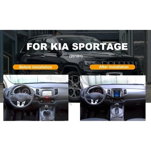 Tesla style car video radio GPS navigation vertical screen for KIA Sportage 2010+ car GPS multimedia player Stereo