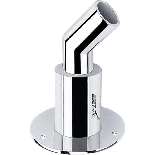 BSET MATEL 316 Stainless SteelThru Hull Exhaust Skin Fitting Tube Pipe Socket Hardware Part of Air Heater for Marine Car Truck