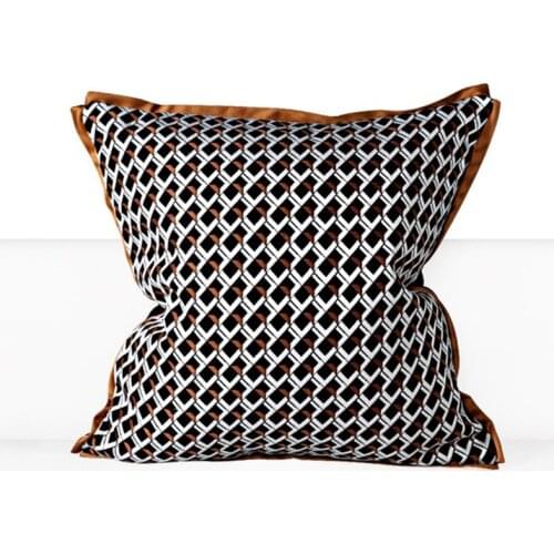 Modern Style Cushion Cover Luxury Design Living Room Sofa Throw Pillows Case Embroidery Abstract Geometric Decor Hotel Bedroom