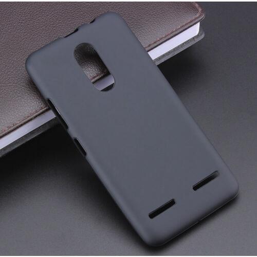Black Gel TPU Slim Soft Anti Skiding Case Back Cover For Lenovo K6 5.0 inch Mobile Phone Rubber silicone Bag Coque Fundas
