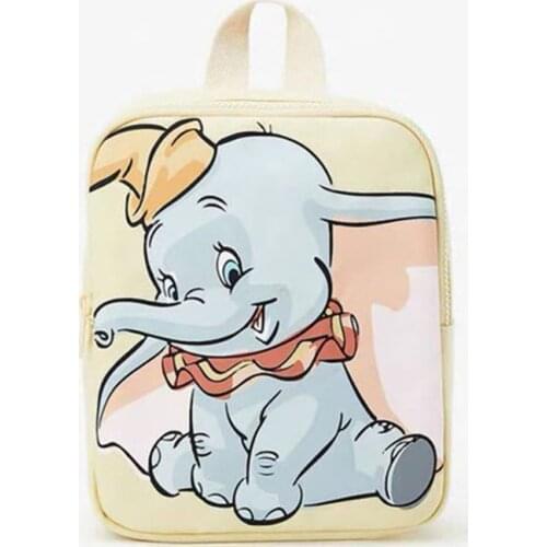 2020 Disney Kawaii Dumbo Childrens Backpack Spring and Summer Cartoon Print Backpack Boys Girls Kindergarten Schoolbag Gifts
