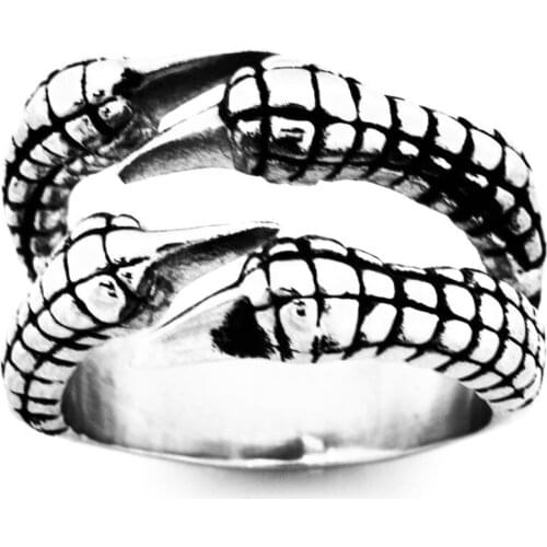 FANSSTEEL Stainless steel Ring Eagle Claw Ring FSR10W23