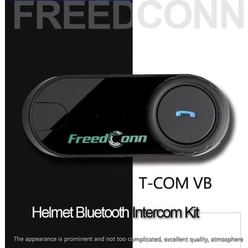 T-COM FM Motorcycle Helmet Intercom Headset Waterproof Motorbike Wireless Communication System with FM Radio 3 Riders