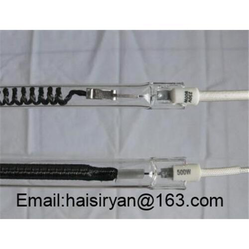 Infrared carbon quartz heating lamp for paint drying