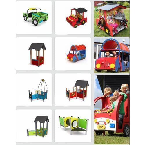 Rocking horse kiddie seesaw spring rider park equipment YLW-SR20191143