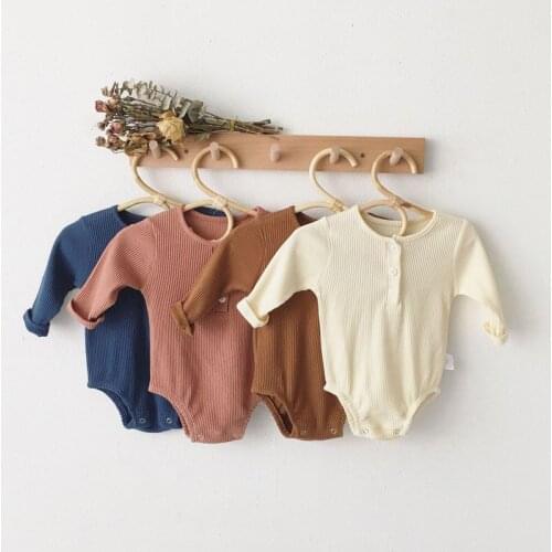 Keelorn Baby Girls Boys Rompers 2021 Spring Autumn Infant Toddler One-piece Jumpsuits Fall Newborn Kids Casual Clothing Suits