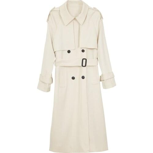 LIMINDSPCXQQ Women's Beige Raincoats