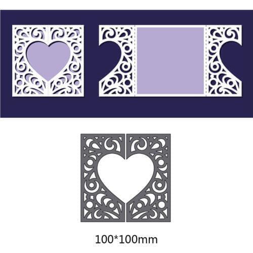 New Fashion Hollow Lace Cutting Dies Hollow Metal Steel Handcraft for Creative Scrapbook Embossing Paper Greeting Card