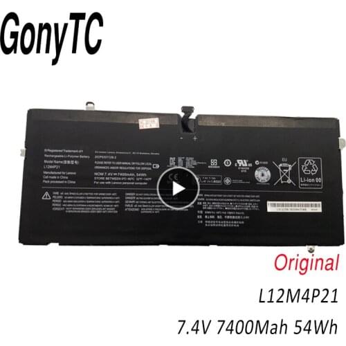 GONYTC L12M4P21 New L13S4P21 2ICP5/57/128-2 2CP5/57/123-2 Laptop Battery For Lenovo IdeaPad Yoga 2 Pro 13 Y50-70AS-ISE 20266