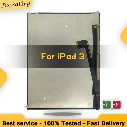 New Tested LCD For iPad 3 iPad 4 3rd 4th Inside Tablet Screen For iPad3 A1403 A1416 A1430 iPad4 A1458 A1459 A1460 Replacement