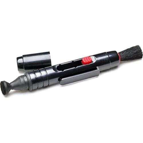 2 Heads Camera Lens Cleaner Brush Telescopic Dust Cleaner Tool For DSLR VCR Camera Pen Lenses Filters Retractable Cleaner Brush