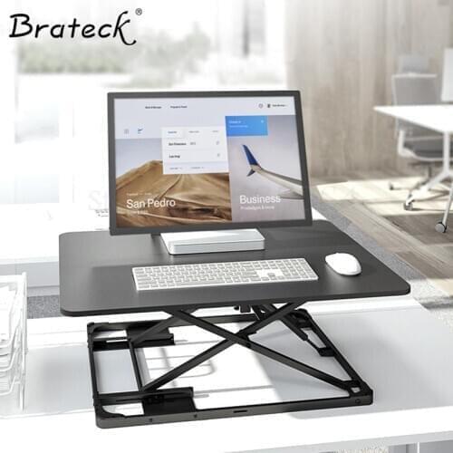 Frankwood Stand Folding Lifting Laptop Desktop Computer Desk Office Worktable Desktop Heightening Shelf