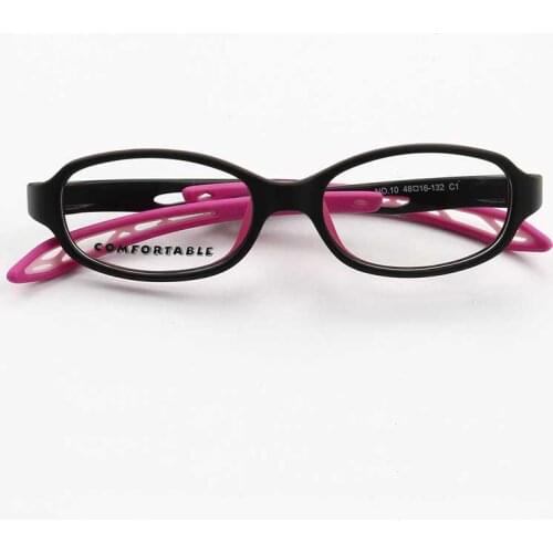 YOUTOP Boys Sport Optical Eyeglasses Kids Anti-Blue Ray Prescription Frames Childrens Myopia Silica gel eyewear NO.10