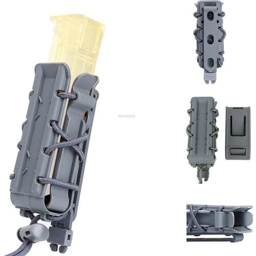 Outdoor Military 9MM / 45ACP Fast Magazine Pouch Quick Release Tactical Hunting Shooting Training Mag Pouches Nylon Holster Case