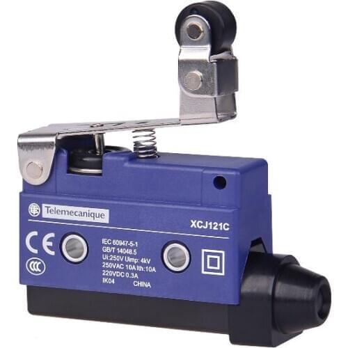 XCJ121 is replaced by : XCJ121C Short flat lever, roller end plunger, one side actuation