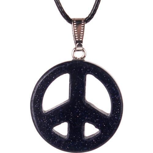 24pcs/lot Spiritual Healing Green Aventurine Cute Pendant Energy Chakra Love Peace Mark Lucky Wish Quartz Stone Onyx Charms Free