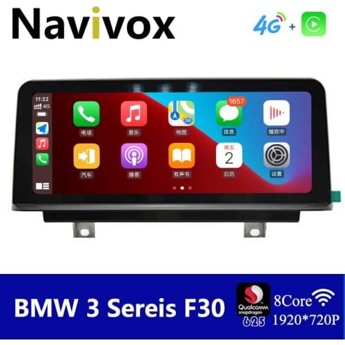 Navivox 4G LTE Car Stereo Head Unit For BMW 3 Series F30 F31 F34 4 Series F32 F33 F36 NBT 1920*720P HD Screen Multimedia Player