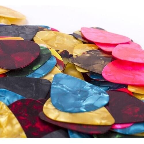 50 Guitar Picks 1 Box Case Acoustic Electric Bass Pic Guitar Accessories PXPF