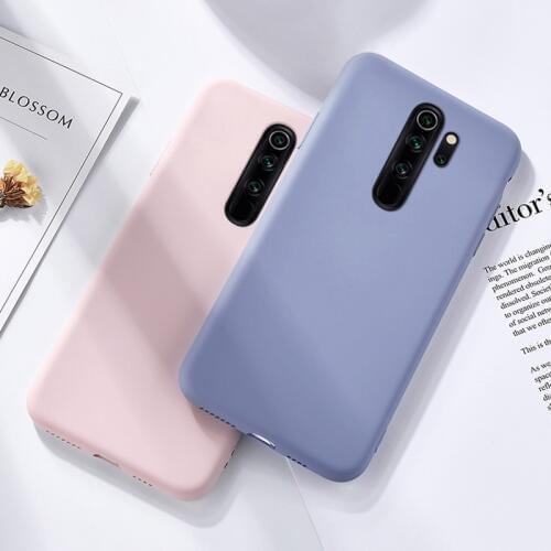For Redmi Note 8 Pro Case Soft Touch Flexible TPU Cover Liquid Silicone Cases For Xiaomi Redmi Note8 Note 8T 8 7 Pro Phone Case