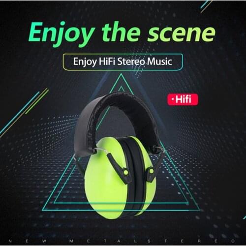 Kids Earmuffs Hearing Protection Ear Noise Reduction Adjustable Headband Ear Protection For Child Sleeping Studying