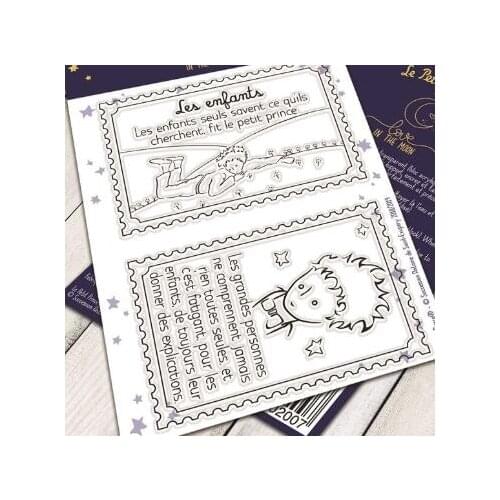 French /Boy Transparent Clear Silicone Stamp/Seal for DIY scrapbooking/photo album Decorative clear stamp A0407