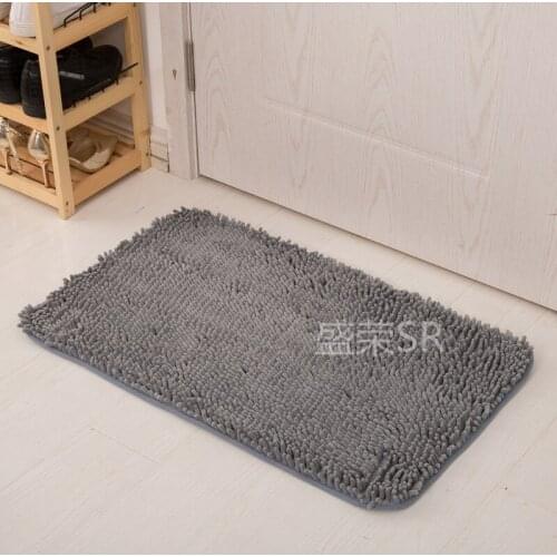 SR 60*90CM Soild Color Anti-Slip Water Absorbing Comfortable Area Rug For Home Livingroom Bathroom Rugs And Toilet Baths Mats