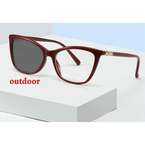 Fashion Ultra Light Progressive Multifocal Reading Glasses For Men Women Outdoor Photochromic Presbyopic Reading Glasses NX