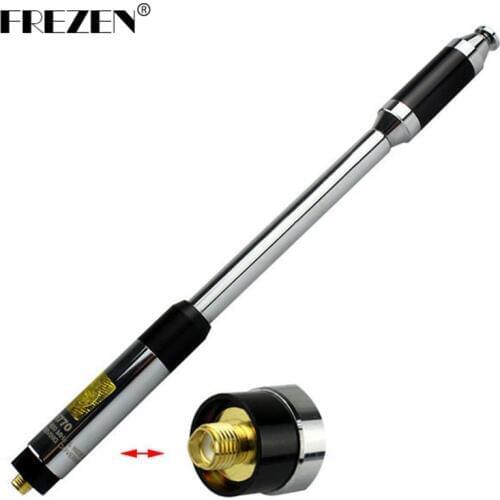 New RH770 Dual Band 144/430MHz High Gain SMA-Female Telescopic Handheld Radio Antenna for Harvest Kenwood BAOFENG WALKIE TALKIE