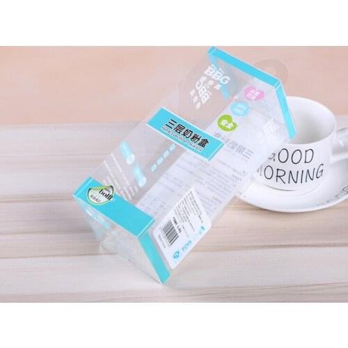 Wholesale comfortable design useful clear pvc gift box,UV Protected Heat Resistant small clear plastic box ---PX20066