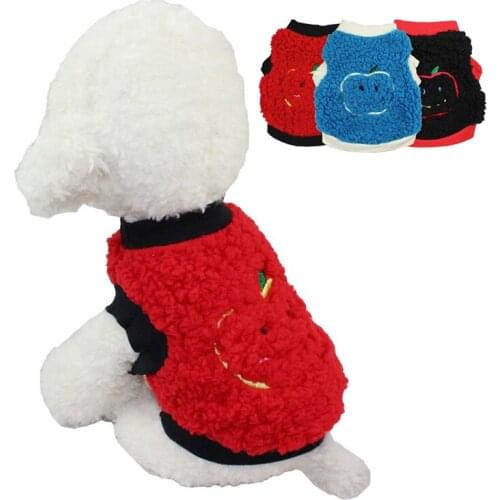 Warm Pet Dog Clothes Soft Wool Cat Vest Four-legs Hoodies Outfit For Small Dogs Chihuahua Pug Clothing Puppy Coat Yorkie Winter