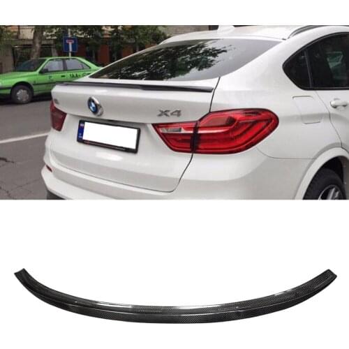 Real Carbon Fiber Rear Trunk Spoiler Wing For BMW F26 X4 2014-UP Body Kit