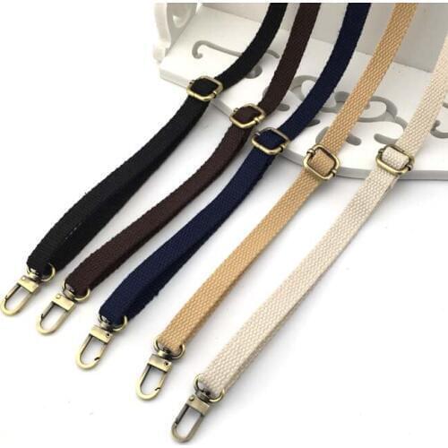 D36 adjustable bag strap 80~130CM 1.2 cm wide cotton weaving shoulder strap DIY bag handles