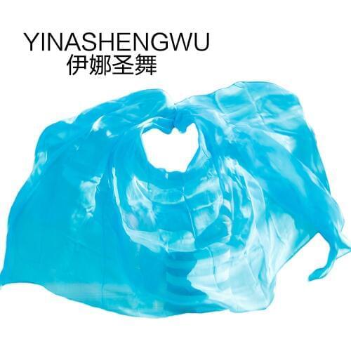 Belly Dance Props Women Belly Dance Silk Veils Belly Dance Veil For Girls Belly Dance Silk Veils turquoise