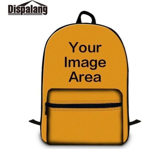Personalized Customized Bags 3D Printing Laptop Backpack Women Men Travel Bagpack Girl Boy School Bags Mochila Bookbags Rucksack
