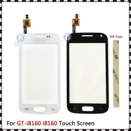 High Quality 3.8" For Samsung Galaxy Ace 2 GT-i8160 i8160 Touch Screen Digitizer Sensor Front Glass Lens Panel