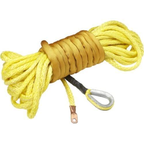 Hot seller 14mm 30meters synthetic winch rope uhmwpe rope