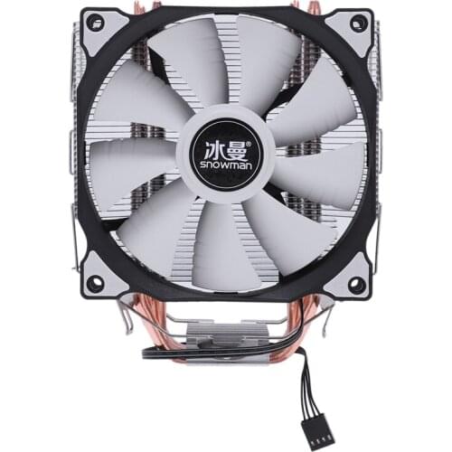 SNOWMAN MT-4 CPU Cooler Master 5 Direct Contact Heatpipes Freeze Tower Cooling System CPU Cooling Fan with PWM Fans