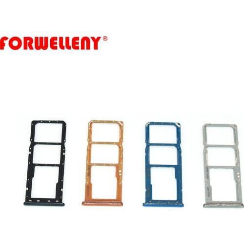 For SAMSUNG A20 A30 A50 A70 Micro Sim Card Holder Slot Tray Replacement Adapters Black, gold, silver, BLUE